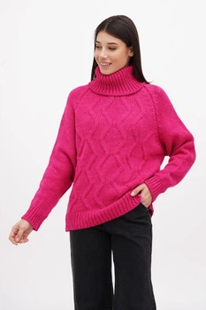 Свитер женский OneSize Малиновый (658945-OneSize)