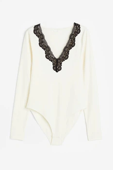Боди H&M XS молочный 23011159456