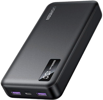 УМБ Ugreen Power Bank PB312 20000mAh 2USB+Type-C QC&PD3.0 22.5W Black (6941876226832)