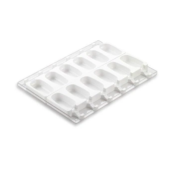 Набір для морозива "Ескімо класичне" Silikomart GEL01, 93х48, 5x25 мм (2 форми, піднос, 50 лягло