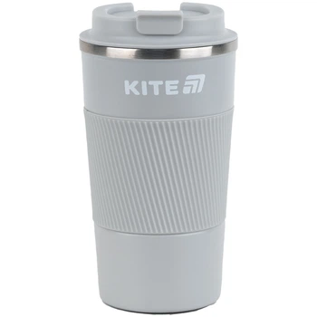Термокружка Kite K25-458-1, 510 мл, серая