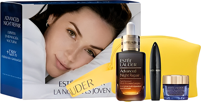 Zestaw do pielęgnacji twarzy Estee Lauder Advanced Night Repair Serum 50 ml + Revitalizing Supreme Krem na noc 15 ml + Turbo Lash Tusz do rzęs 3 ml + Kosmetyczka (887167786615)