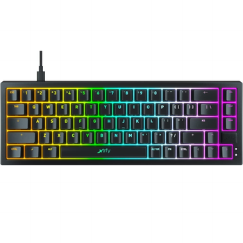 Клавіатура Xtrfy K5 RGB Kailh Red Hot-swap чорний (461677)