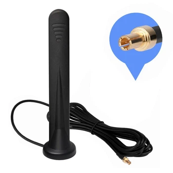 Выносная антенна 5G 4G LTE GSM WiFi с магнитом 12 dBi 600-6000 МГц TS9 RG174 3м для модемов роутеров репитеров