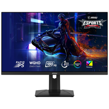 Монитор 27" MSI MAG 274QRF-QD E2 -- Quantum Dot / Rapid IPS QHD (2K) / 180Hz / 1ms GtG / 8-Bit + FRC / DisplayHDR 400 / Type-C 65W PD / G-Sync Compatible / Adaptive Sync / HAS / Pivot / KVM / Console Mode 2K 120Hz (CC2HH34800745) - Уценка