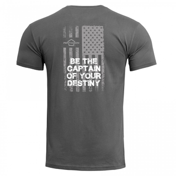 Футболка Pentagon Ageron «American Flag» Wolf Grey, XXL