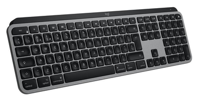 Клавіатура бездротова Logitech MX Keys S для Mac Space Grey (920-011637) Клавіатура