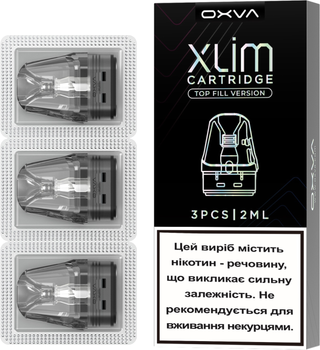 Картридж OXVA XLIM Top Fill Cartridge 0.4 Ом 2 мл 3 шт. (6941770060648)