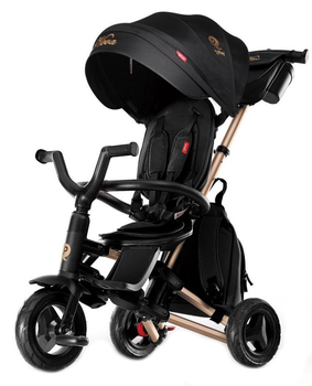 Велосипед триколісний Milly Mally Nova Rubber Golden Qplay (5061047480427)