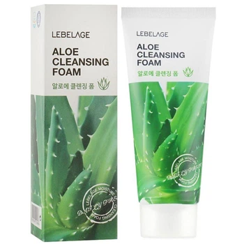Пінка для вмивання з екстрактом алое LEBELAGE Aloe Cleansing Foam 100 мл (8809540513986)
