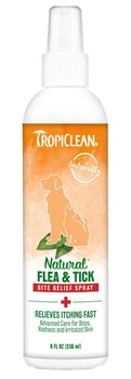 Спрей TropiClean Flea & Tick "Успокаивающий" против раздражения от укусов блох и клещей для собак и кошек 236 мл