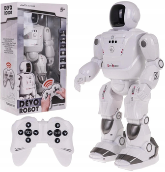 Robot Ramiz Mega Robot interaktywny zdalnie sterowany Biały (5903864946475)