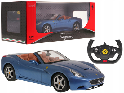 Pojazd Rastar Ferrari California zdalnie sterowany 1:12 Niebieski (6930751347205)