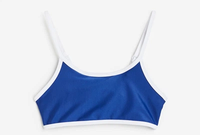 Верхня частина купальника топ для дівчинки H&M 1147380-002 134-140 см (8-10 years) синій