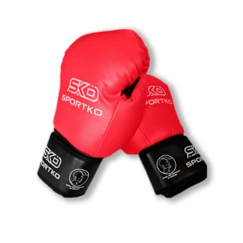 Боксерские перчатки Sportko 16 унций Красный PD1-16-RED