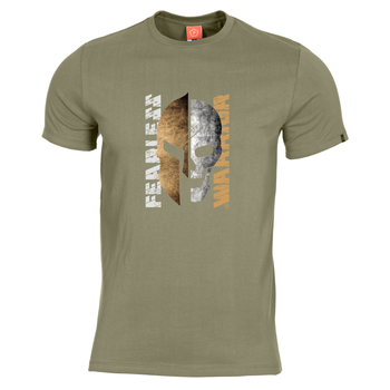 Футболка Pentagon Ageron Fearless Warrior Олива, XXL
