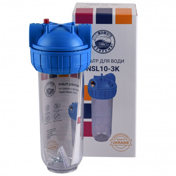 Фільтр магістральний Bio+systems NSL10-3K, 1″ без картриджа