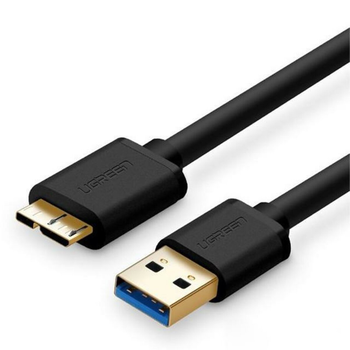 Кабель UGREEN US130 USB 3.0 A Male to Micro USB 3.0 Male Cable 200cm Black