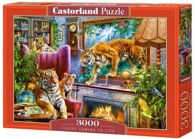Пазл Тигры возвращаются к жизни 3000 деталей Castorland