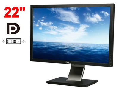 Монитор Dell P2210t / 22" (1680x1050) TN / 1x DP, 1x DVI, 1xVGA, 4x USB 2.0 / VESA 100x100 б/у