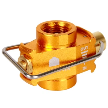 Газовый адаптер-конвертер Без бренда для заправки Camping Gas Saver Plus Золотистый (1015-143-00)