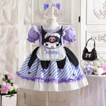 Платье нарядное для девочек в стиле Kuromi 100 см Фиолетовый (1015-460-00)