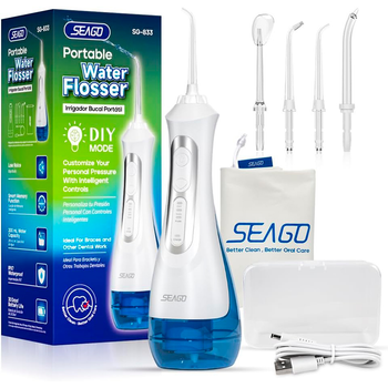 Ирригатор Seago SG-833 USB 200 мл Белый (1015-105-00)