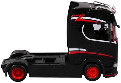 Model metalowy Bburago ciężarówka Street Fire Scania 770S 1:43 czarny (4893993322077)