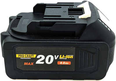 Батарея акумуляторна ProCraft Battery 20 В 4.0 Ah (030204)