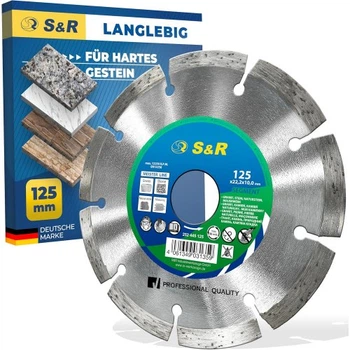 Диск алмазный S&R Meister 125x2,2x22,2 segment камень (252445125)