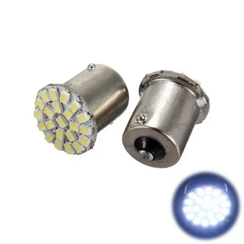 Автомобильные светодиодные лампы 1156 BA15S P21W (2 шт) | Белые яркие LED лампы 12 В для заднего хода, габаритов и поворотов