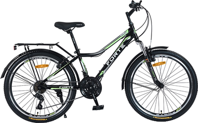 Велосипед Forte Stark 13" 24" Черно-Зеленый (BP128231)