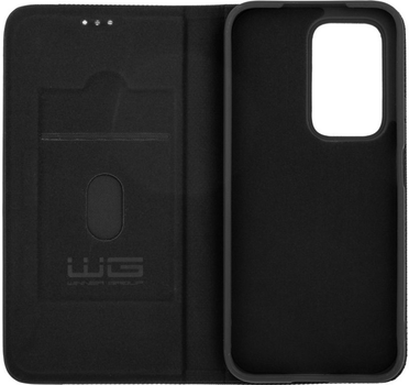 Etui z klapką Winner Group Flipbook Duet do Motorola Moto G35 5G Black (8591194125133)