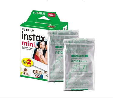 Фотопленка Fujifilm Instax Mini Film 20 кадров (2 картриджа) для іnstax mini, liplay, evo, link, share sp-1, sp-2, polaroid 300