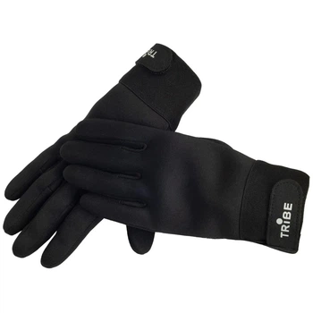 Рукавички з неопрену Tribe Wind Gloves T-KC-0012-black розмір XL чорні (Niz16272)