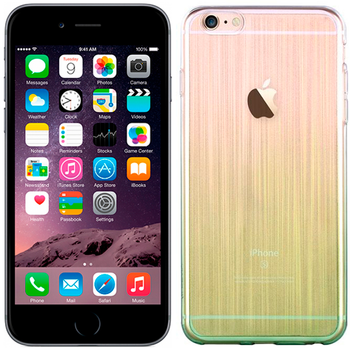 Чохол Devia Gradient soft case для iPhone 6S/6 Зелений 46649