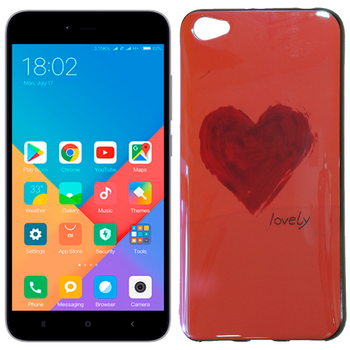 Чохол U-Like Picture series для Xiaomi Redmi Note 5a Серце/Рожевий 52106