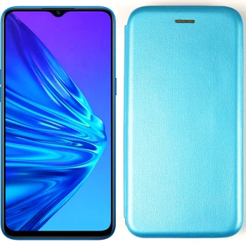 Чохол книжка U-Like Best для Realme XT Блакитний 53388