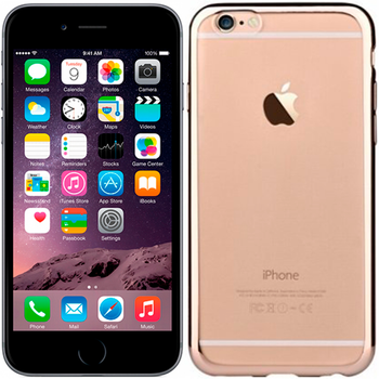 Чохол Devia Glitter Soft Case для iPhone 6/6S Шампанський Золотий