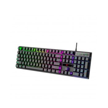 Клавіатура Havit HV-KB101L, мембранна ігрова USB, black 66563