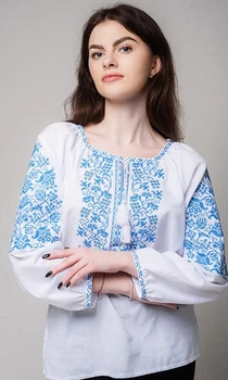 Вишиванка жіноча vishivano4ka 517-3б 58 біла