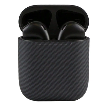 Bluetooth стерео гарнітура Hoco EW41 Plus TWS carbon version із мікрофоном чорна