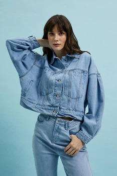 Джинсовая куртка женская Tom Tailor tm03100162 XL Терракотовая