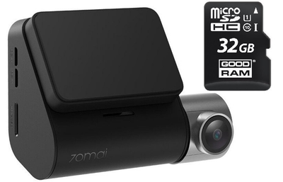 Xiaomi A500S 70mai Smart Dash Cam Pro PLUS + CN кастомна прошивка автомобільний Відеореєстратор Xiaomi з MicroSD 32gb