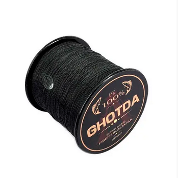 Плетеный рыболовный шнур GHOTDA 150м 0.13мм 5.4кг 4 жилы Black (318308)