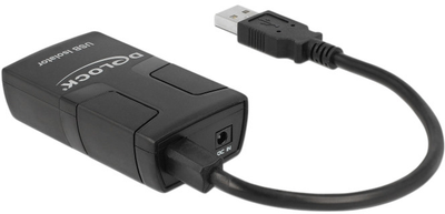 Adapter Delock izolator USB 15 cm Black (4043619625888)