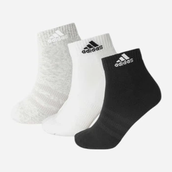 Набір жіночих шкарпеток коротких бавовняних Adidas C Spw Ank IC1281 37-39 3 пари Medium grey heather (4066746302095)