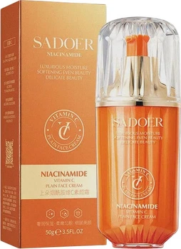 Крем для лица Sadoer Niacinamide Vitamin C Face Cream двойного действия 50 г (6942349704161)