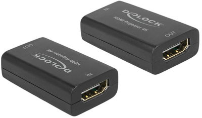 Подовжувач HDMI Delock HDMI 4K 30 Hz UHD 30 m Black (4043619114030)