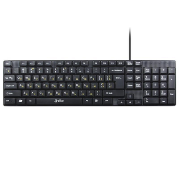 Клавіатура Piko KB-005 Ukr Black (1283126472459) Store